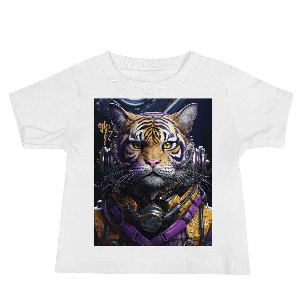 Futuristic Tiger Baby Jersey Short Sleeve Tee