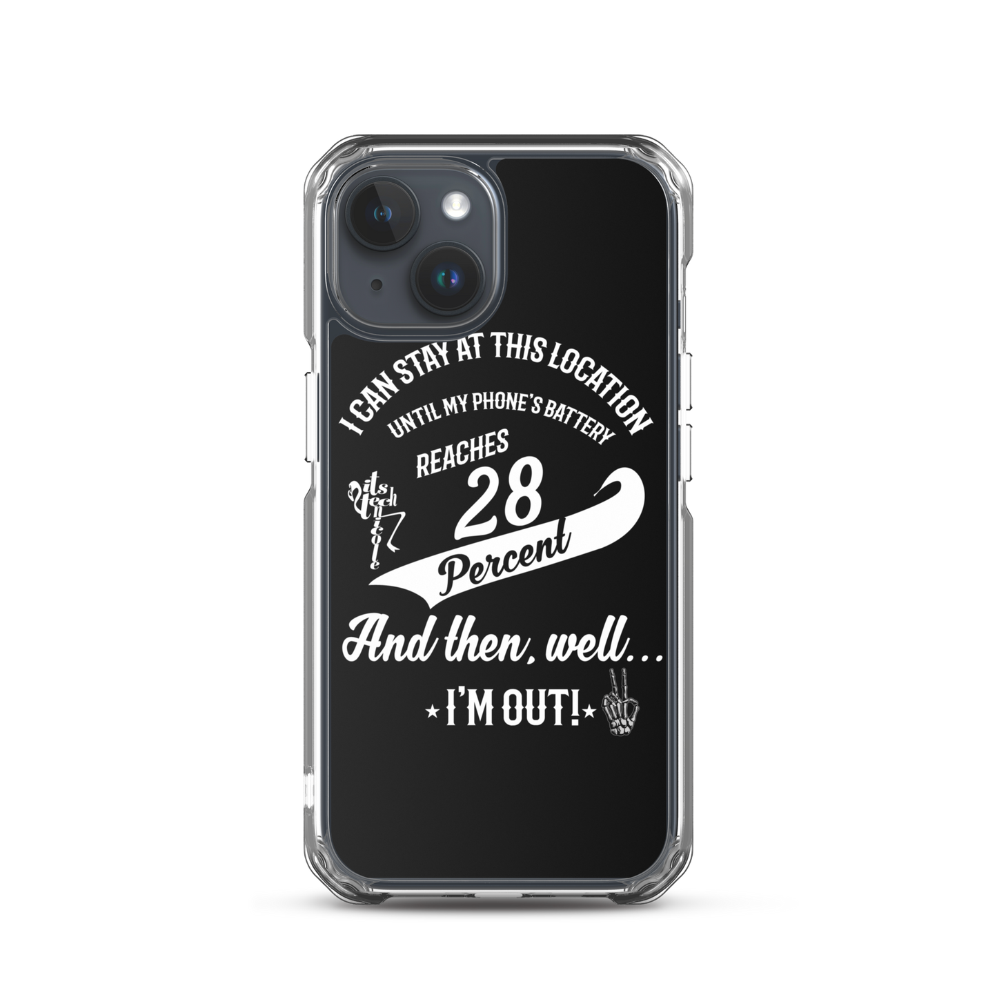 28% Battery iPhone Case