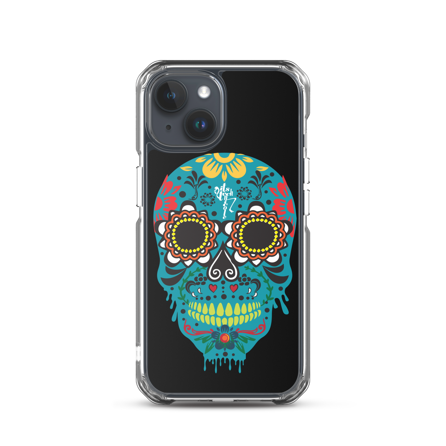 Dia de los Muertos Azul iPhone Case