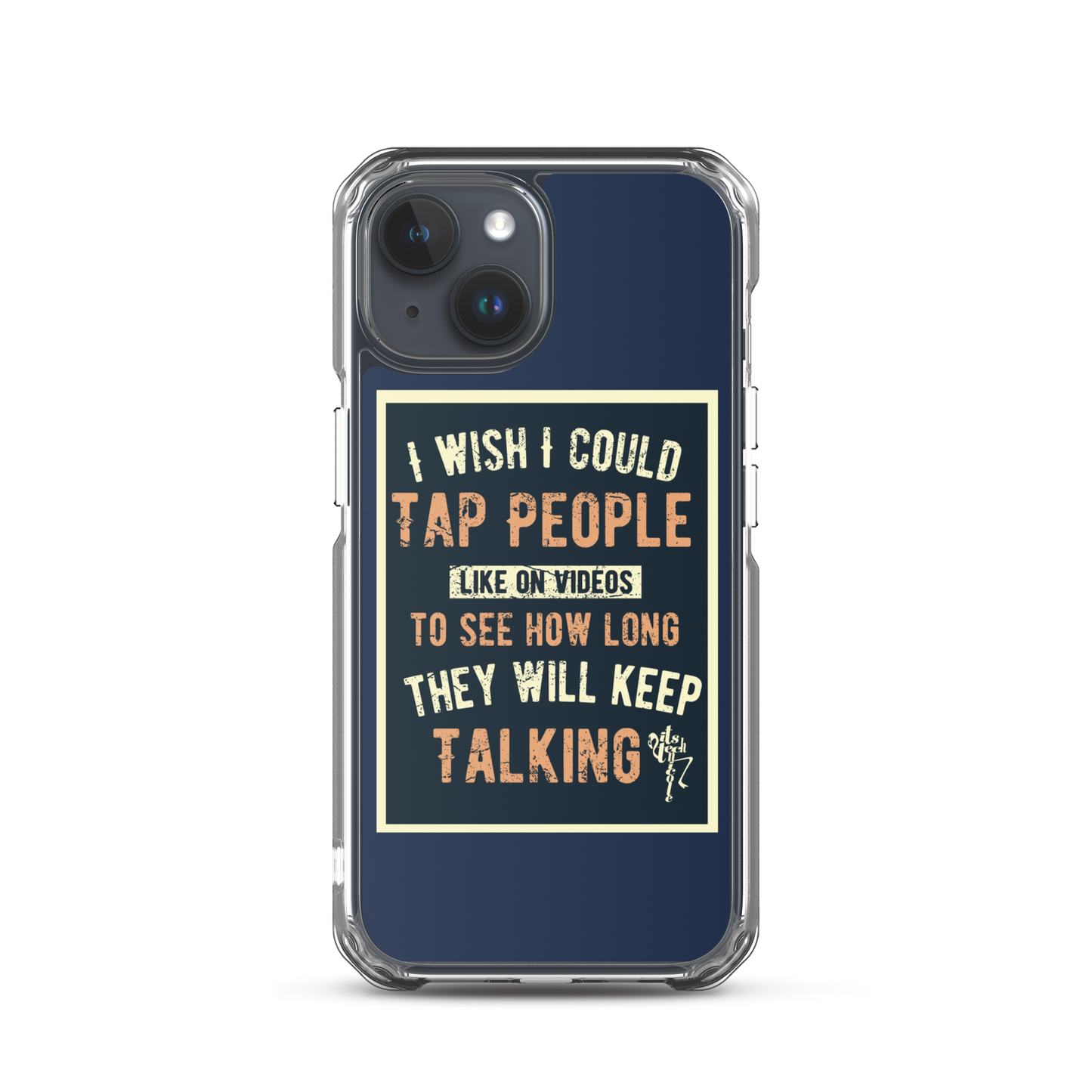 Stop Talking! iPhone Case