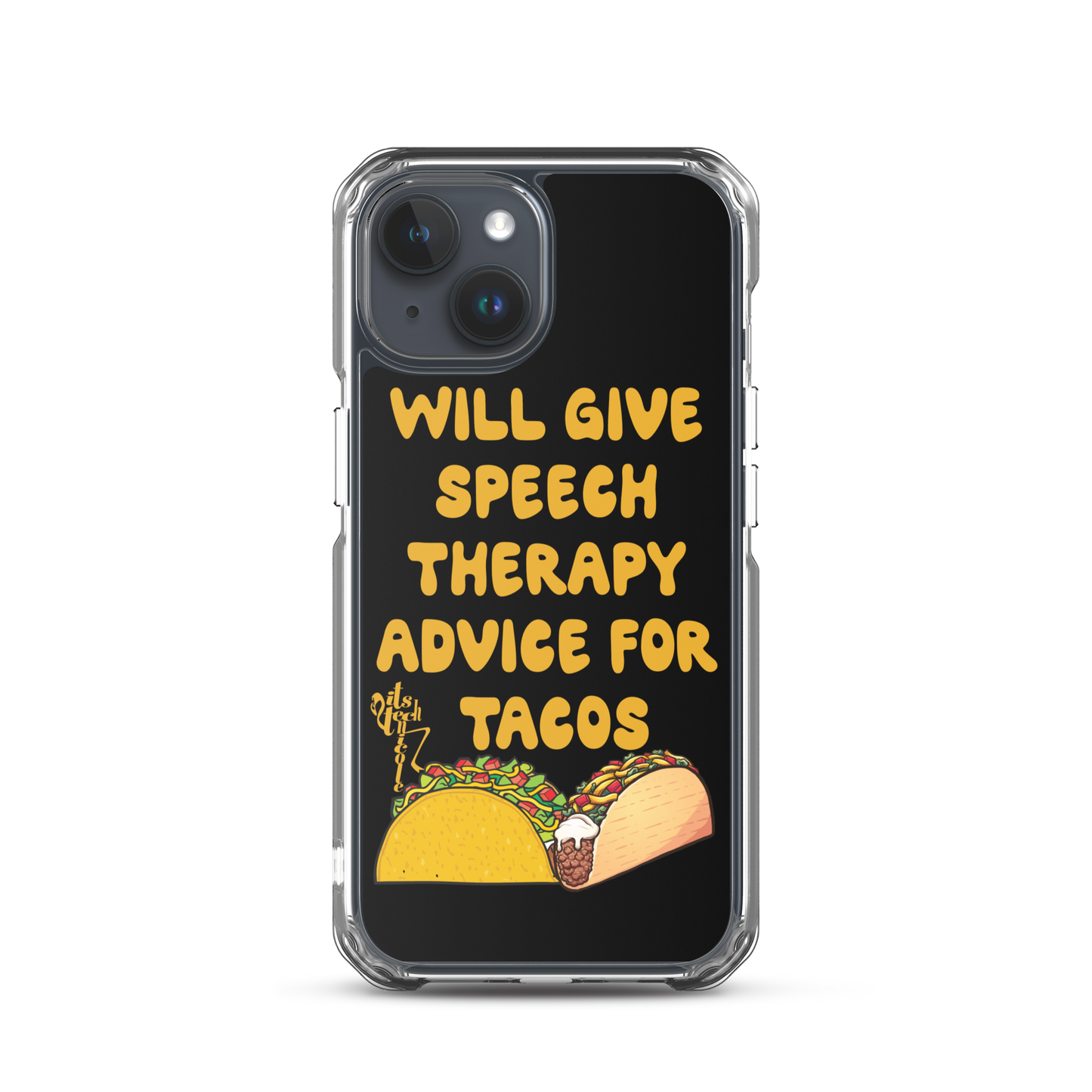 Speech Therapy for Tacos iPhone Case