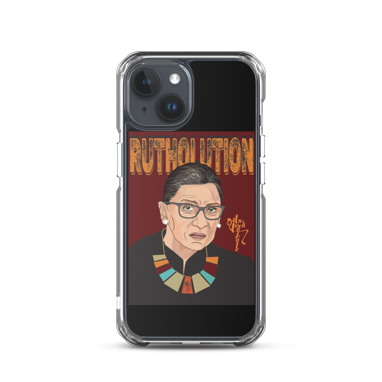 Ruth Bader Ginsburg Tribute Art iPhone Case