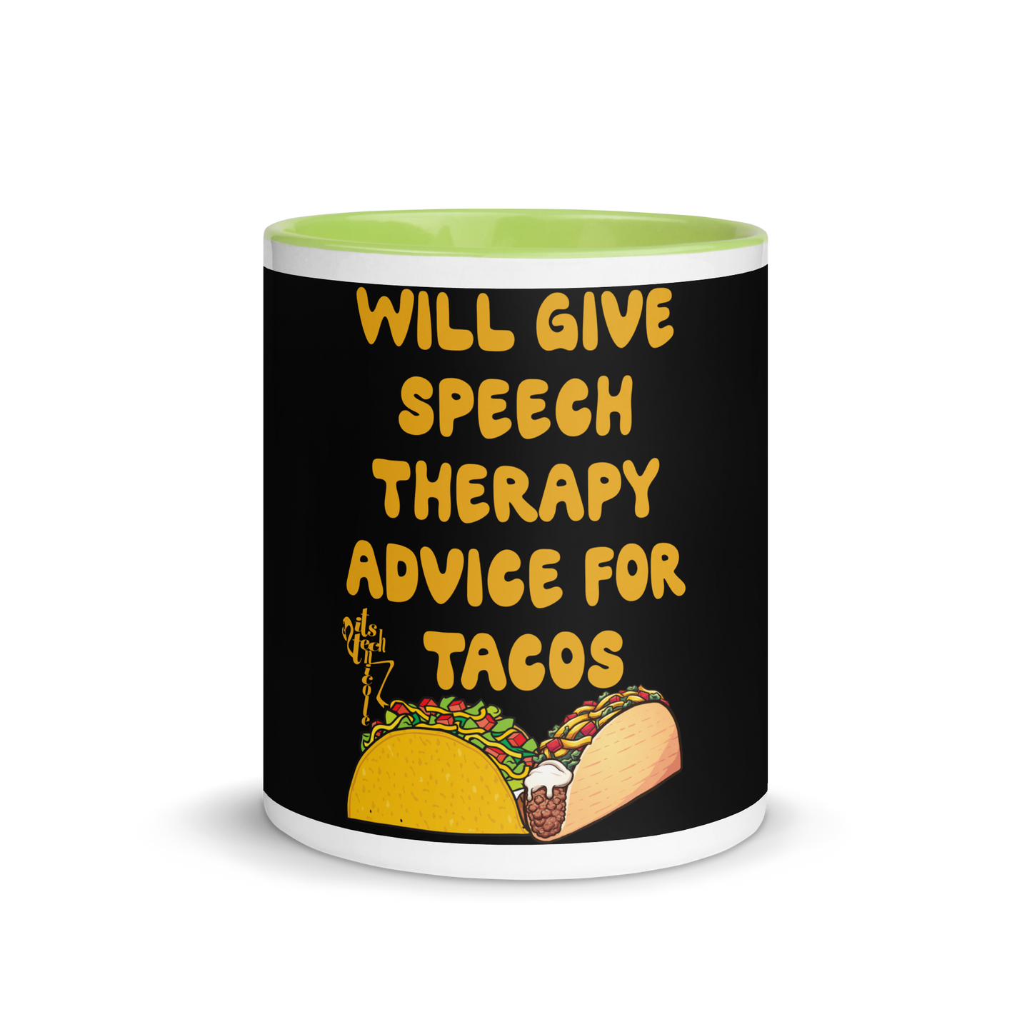 Speech Therapy for Tacos Mug with Color Inside