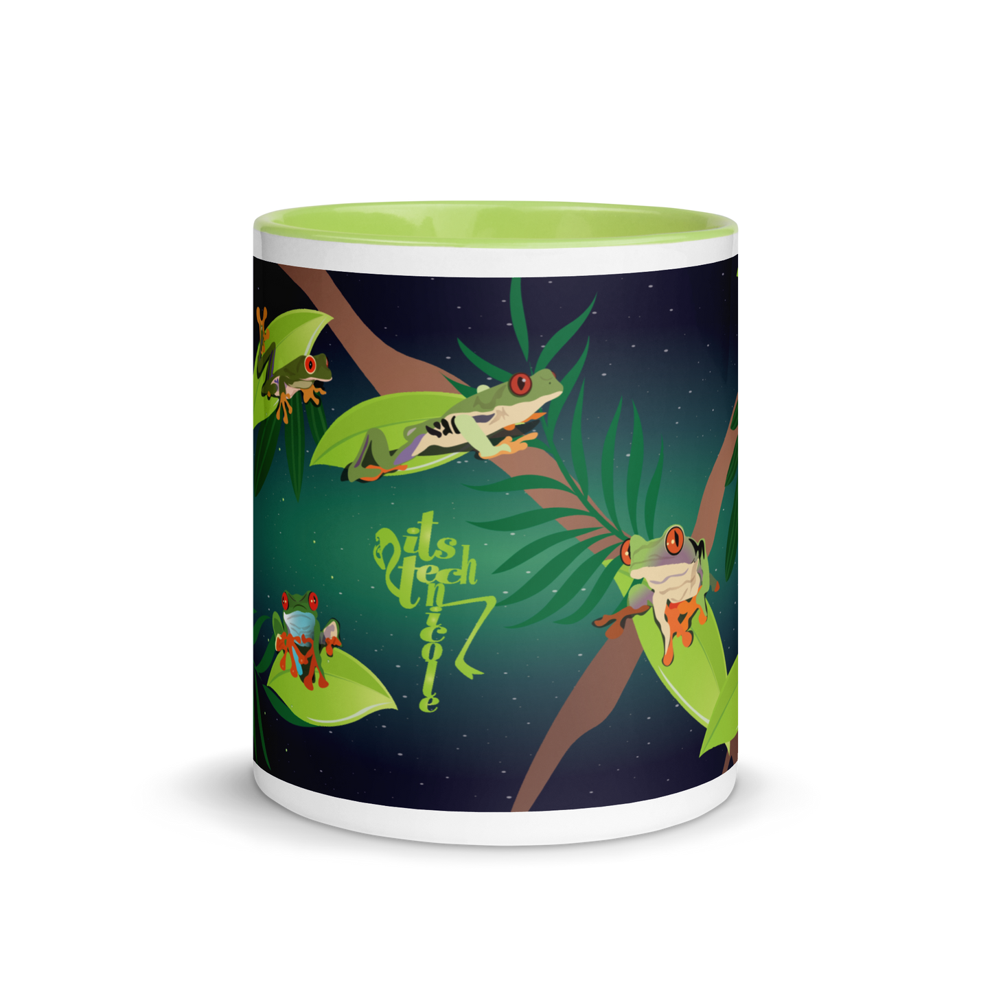 Red-Eyed Tree Frog Series 8 Mug with Color Inside