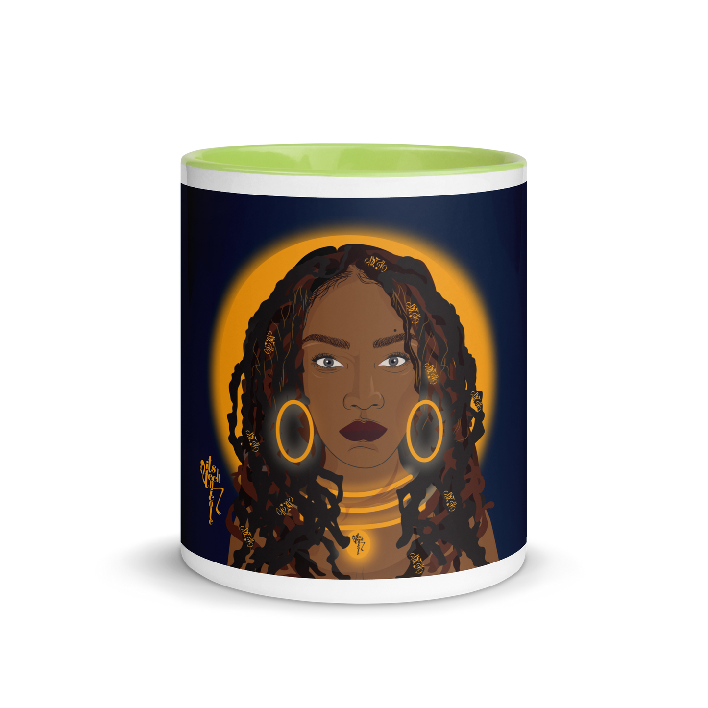 Loc'd Mug with Color Inside