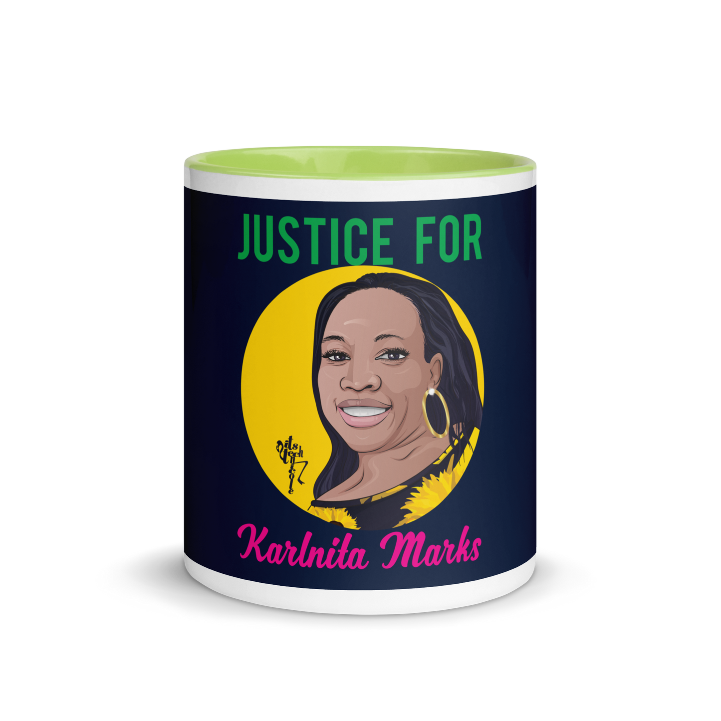 Justice for Karlnita Marks Mug with Color Inside