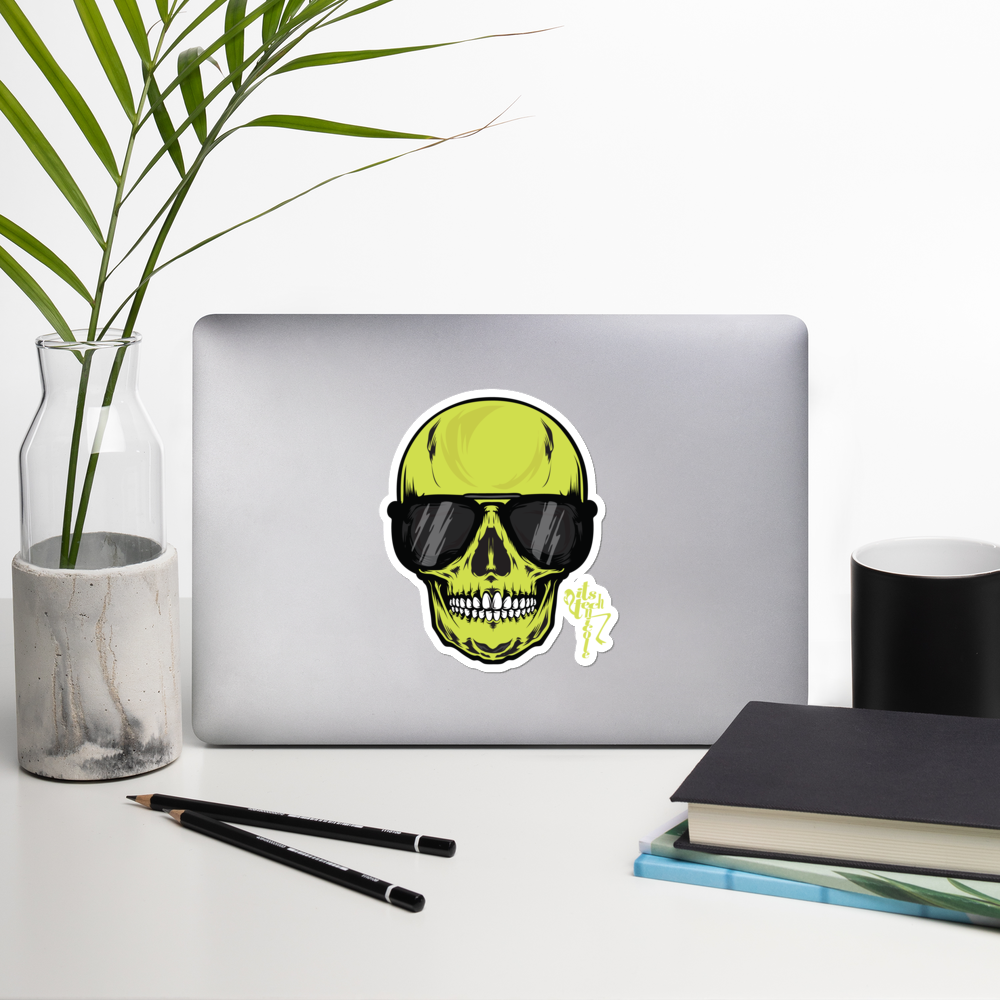 95 Skull Bubble-free stickers