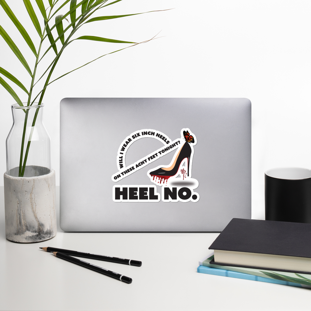 Heel No. Bubble-free stickers