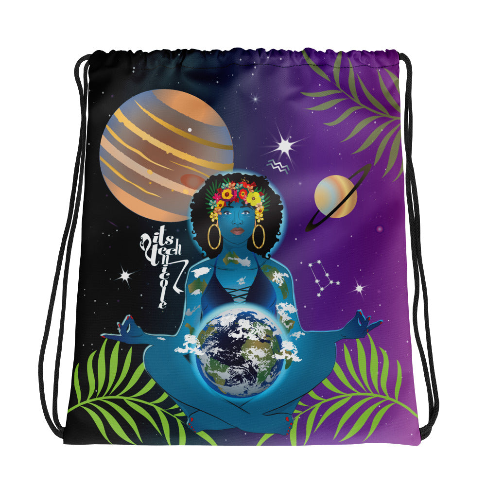 Mother Earth Drawstring bag