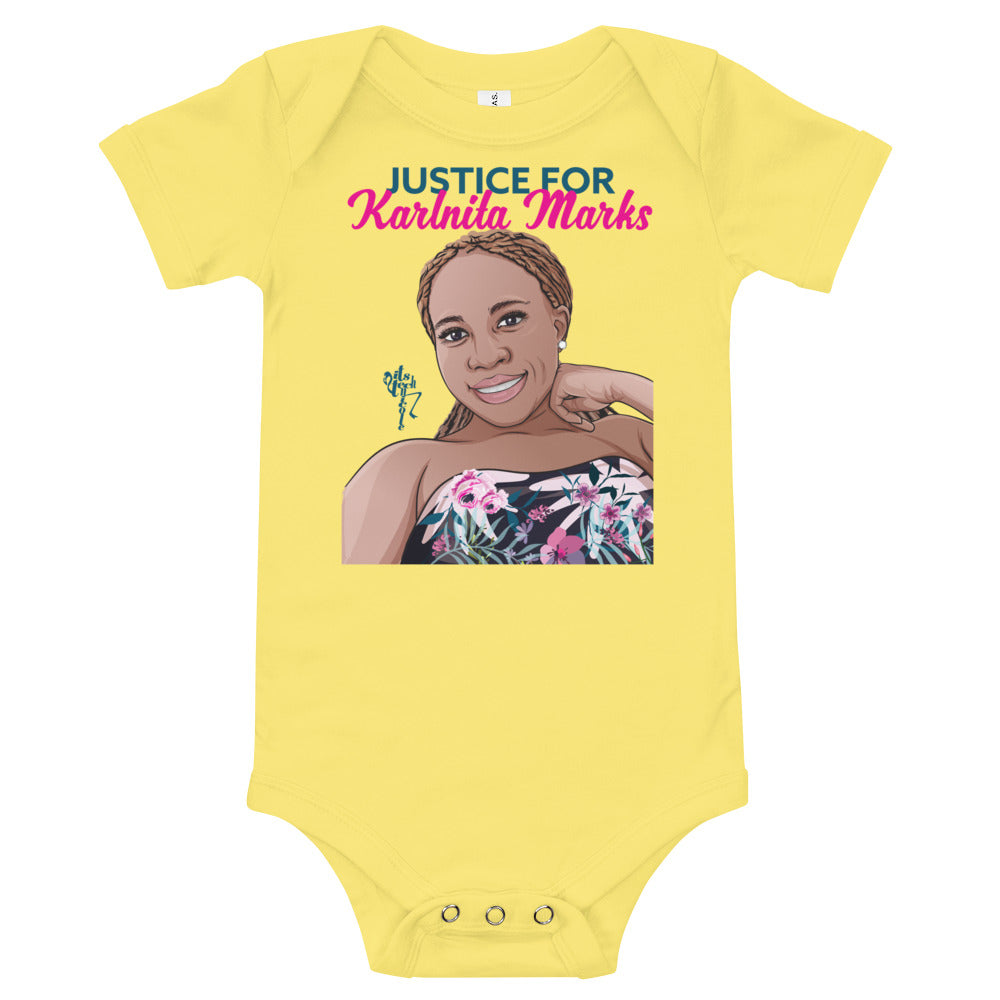 Justice for Karlnita Marks Series 2 Onesie
