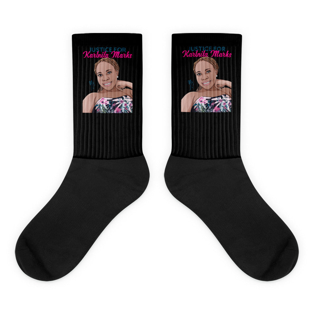 Justice for Karlnita Marks Series 2 Socks