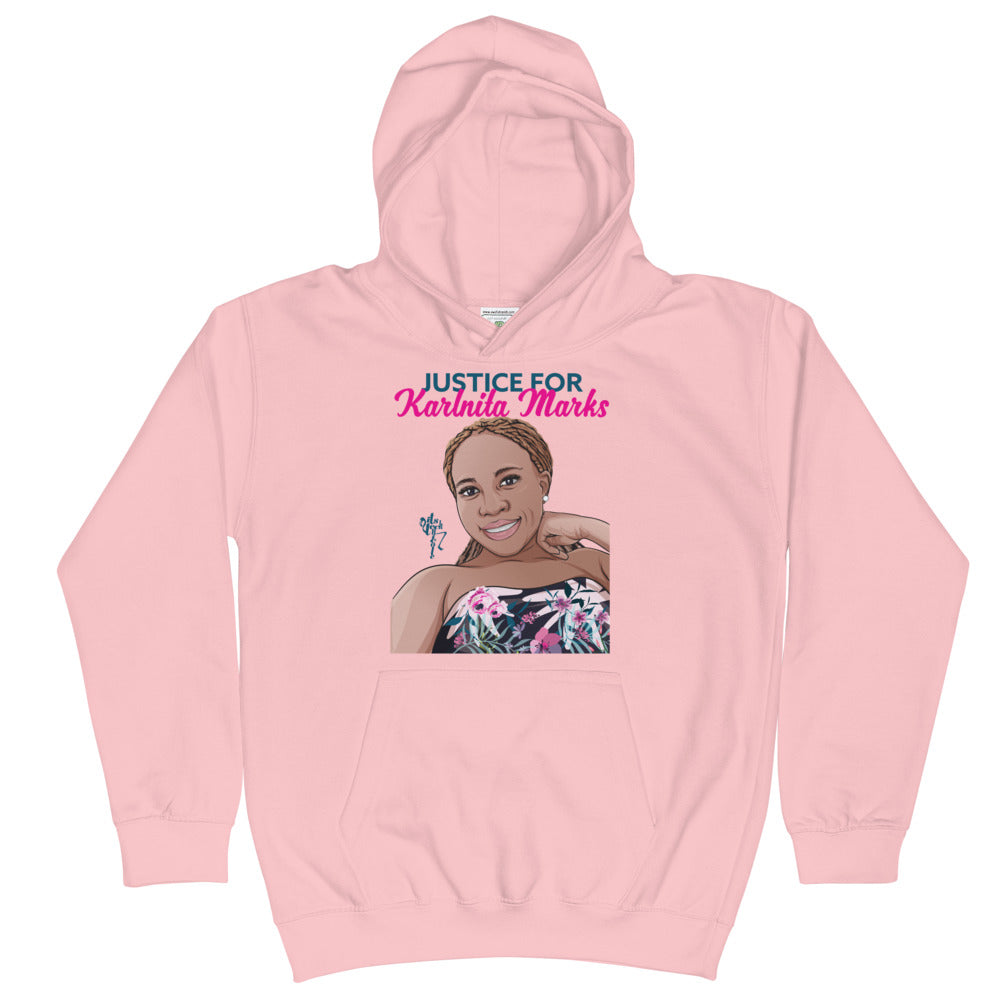 Justice for Karlnita Marks Series 2 Kids Hoodie