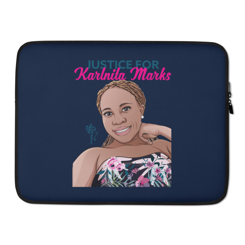 Justice for Karlnita Marks Series 2 Laptop Sleeve