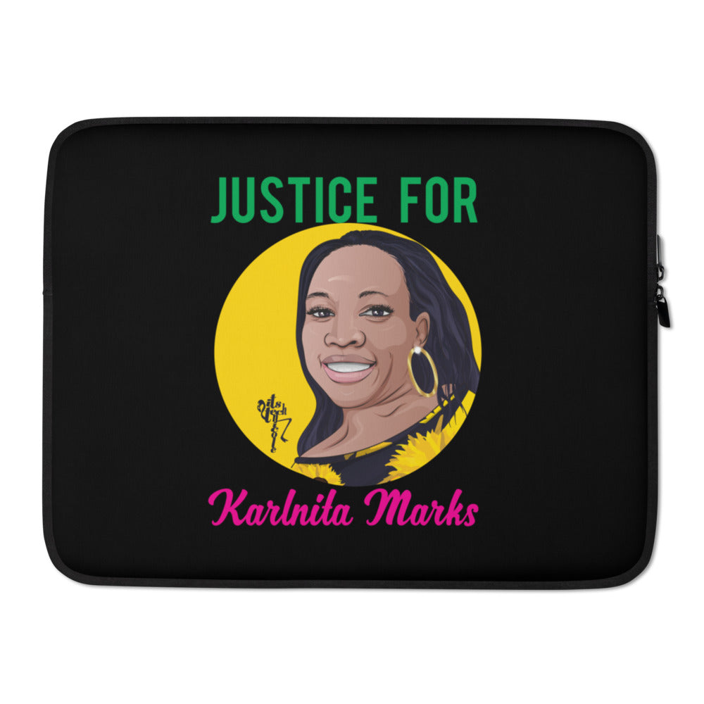 Justice for Karlnita Marks Laptop Sleeve