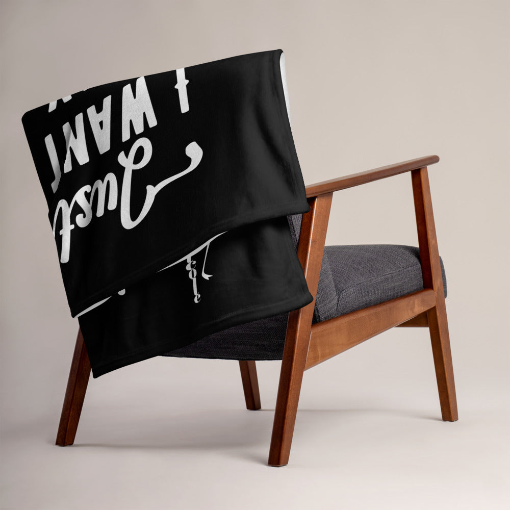 Making A Scene Throw Blanket