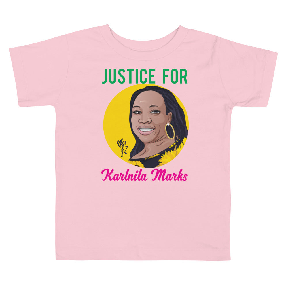 Justice for Karlnita Marks Toddler Short Sleeve Tee