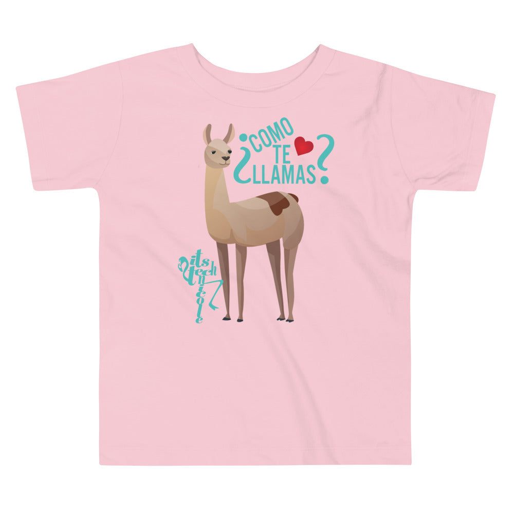 Como Te Llamas Toddler Short Sleeve Tee