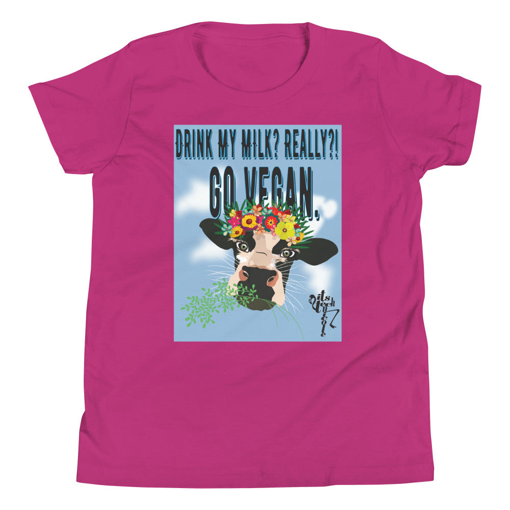 Go Vegan Youth Short Sleeve T-Shirt