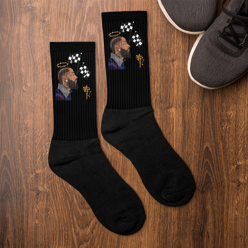Nipsey Hussle Tribute Socks