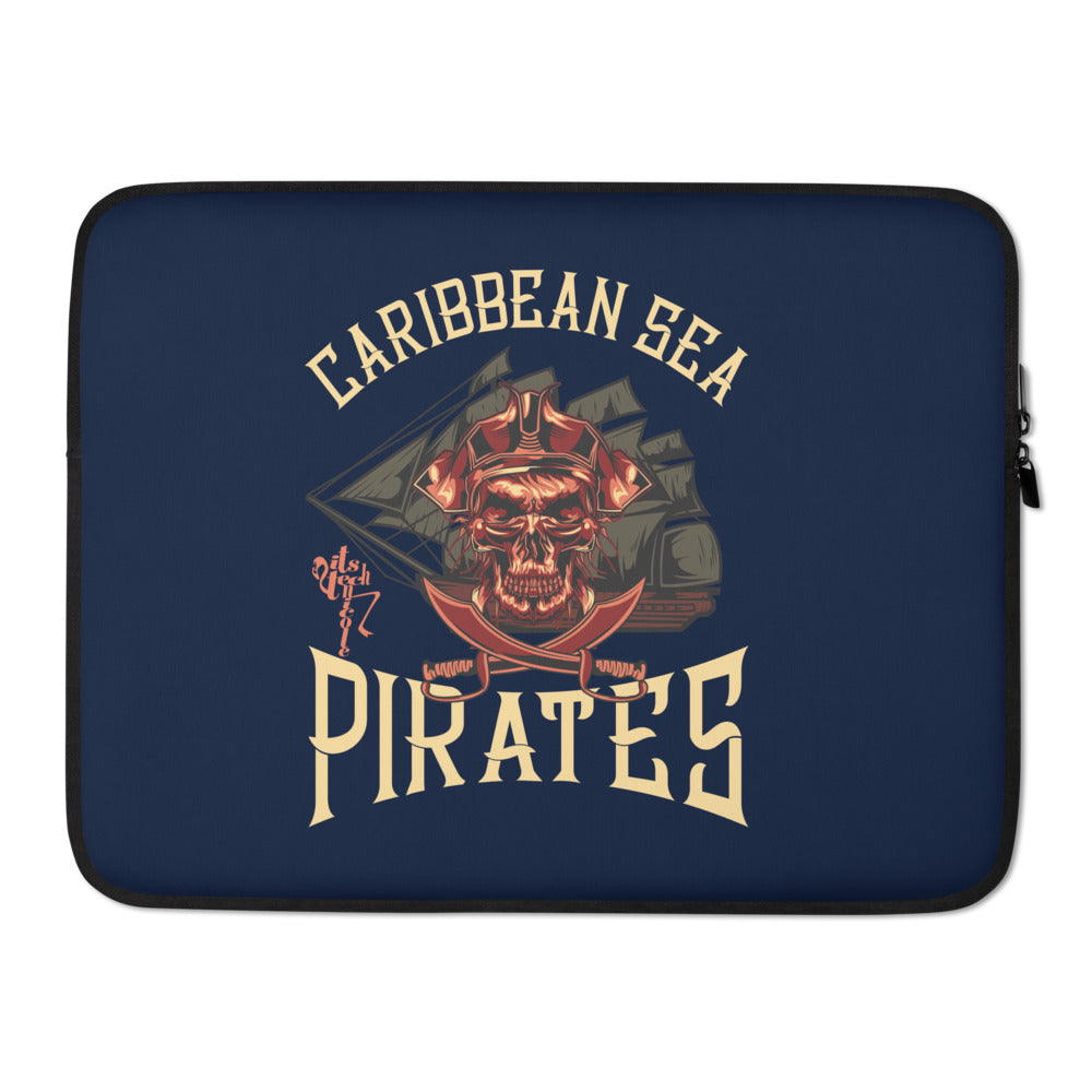 Caribbean Sea Pirates Laptop Sleeve