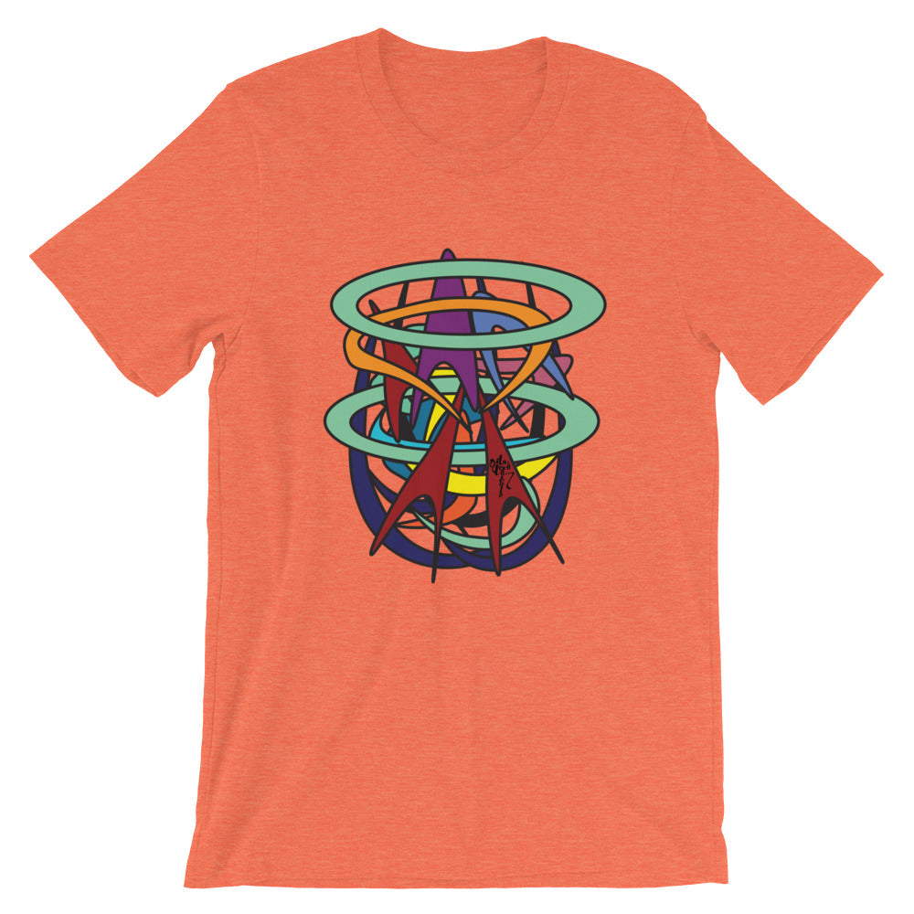 Abstract Short-Sleeve Graphic T-Shirt