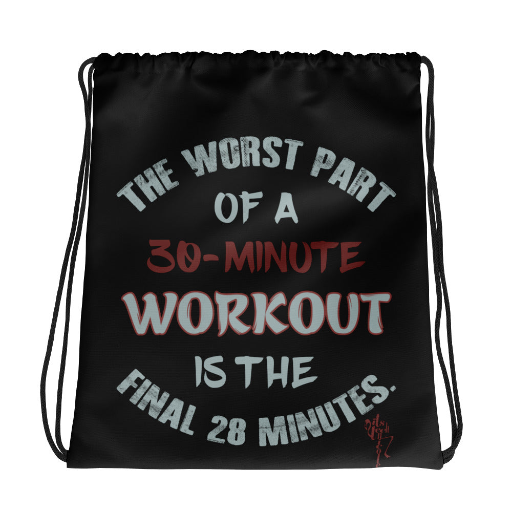 30 Minute Workout Drawstring bag