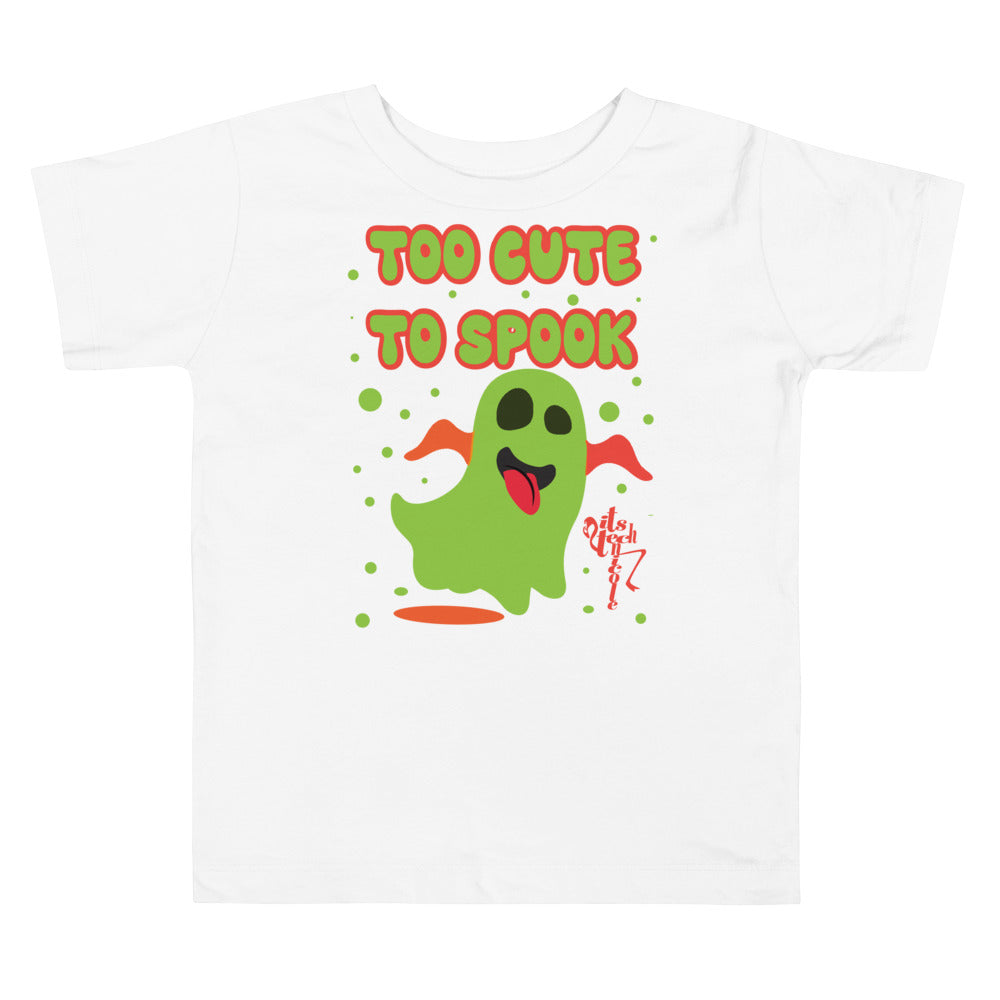Too Cute To Spook Toddler Short Sleeve Tee