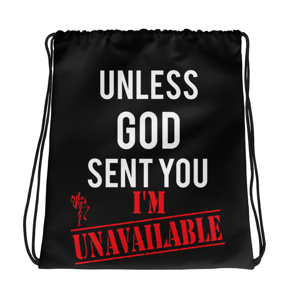 God Sent Drawstring bag