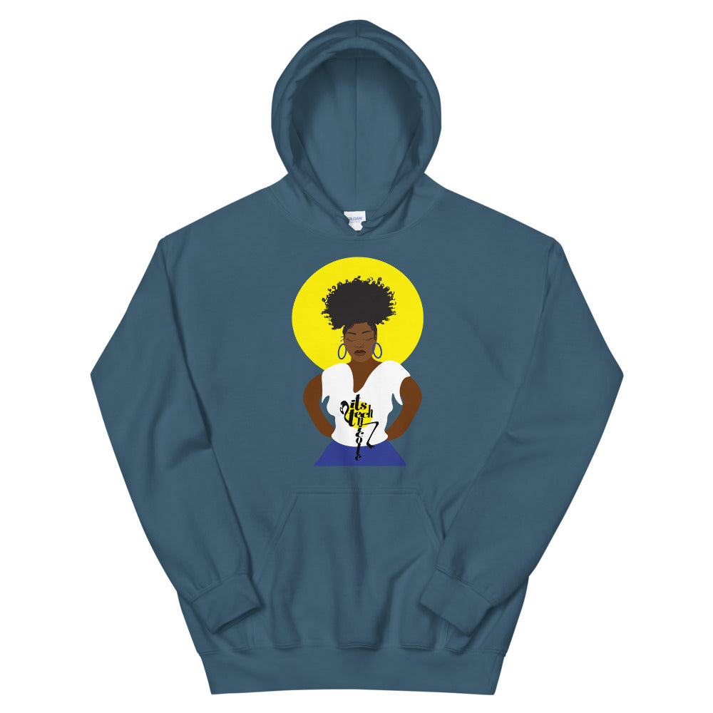 Blue and Gold Unisex Hoodie