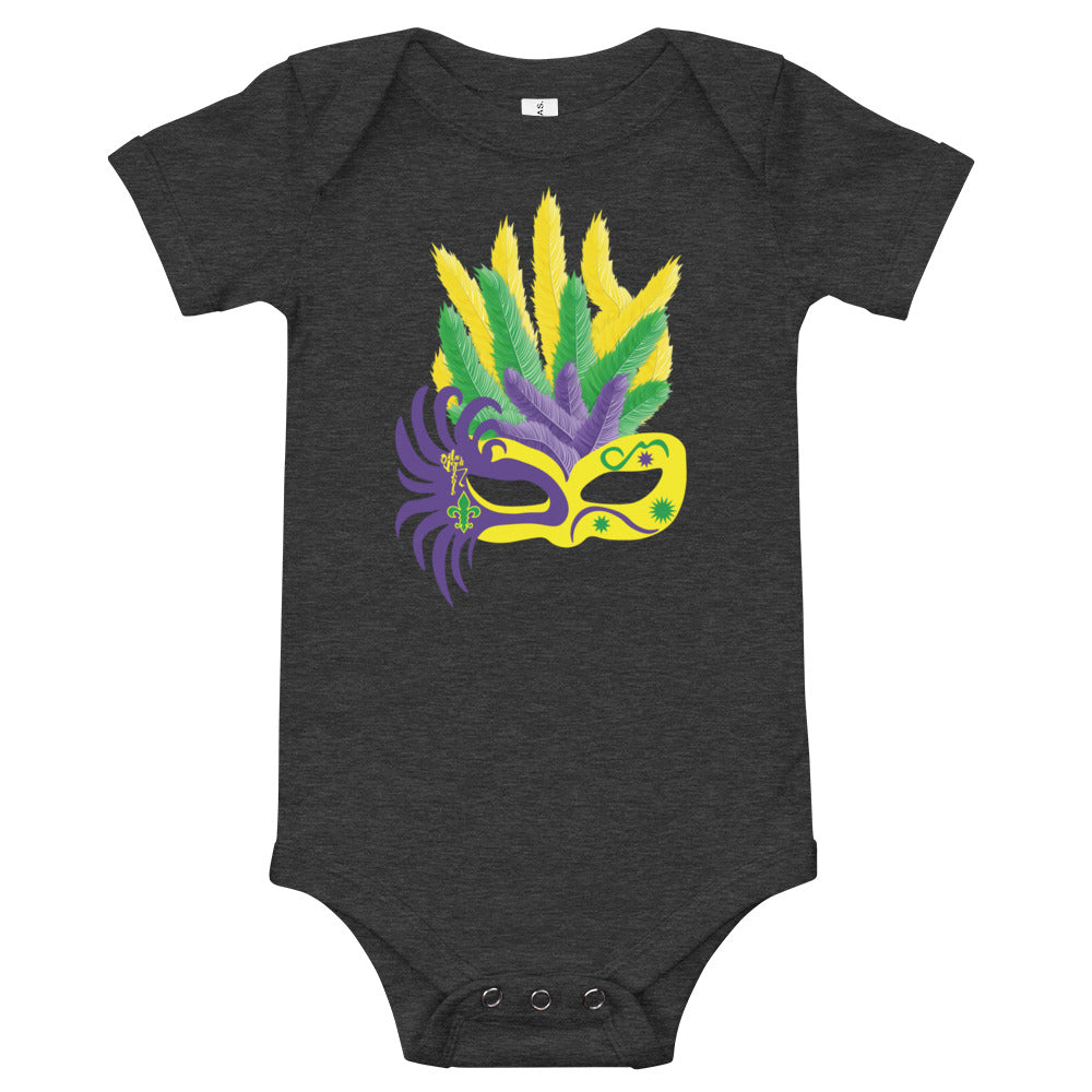 Mardi Gras Mask Onesie
