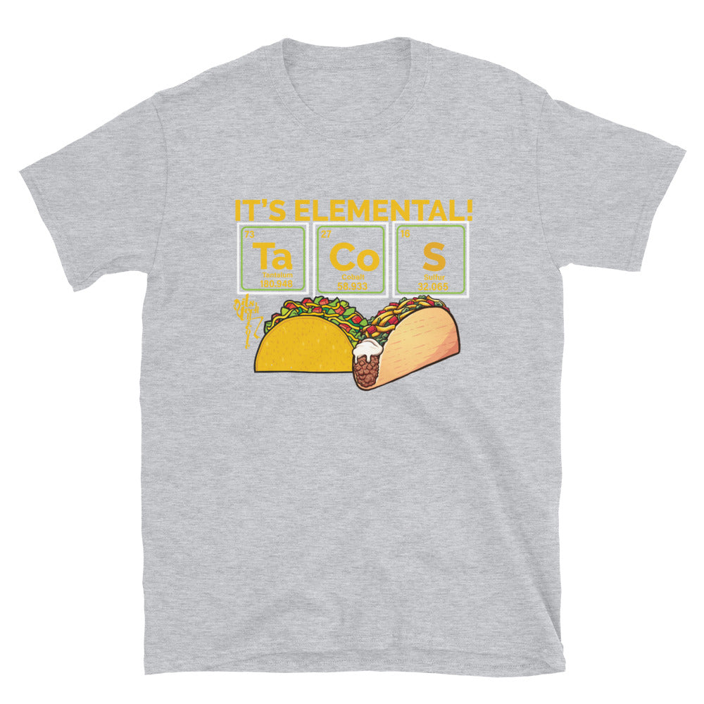 Tacos, It's Elemental Short-Sleeve T-Shirt
