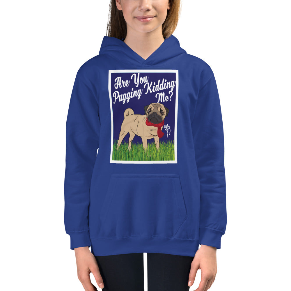 Are You Pugging Kidding Me? Kids Hoodie