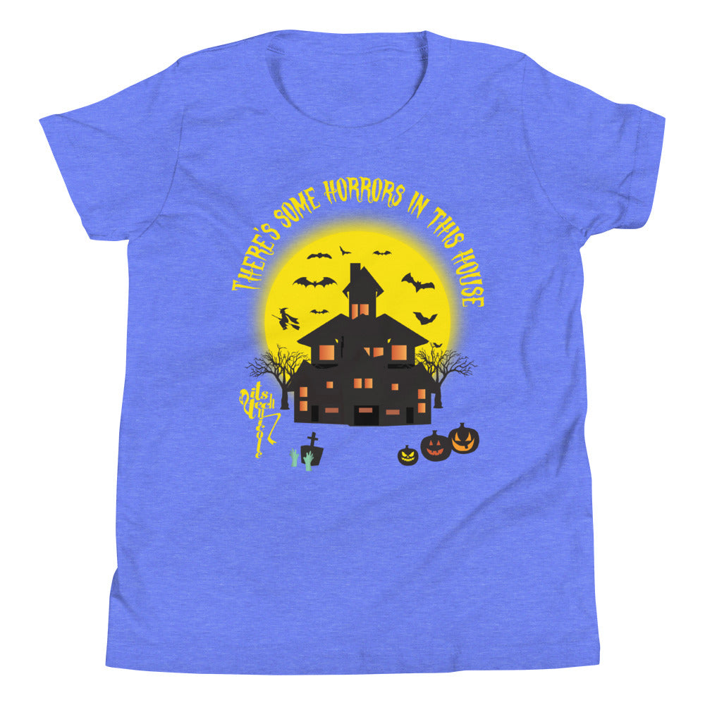 There's Some Horrors in this House....Youth Short Sleeve T-Shirt