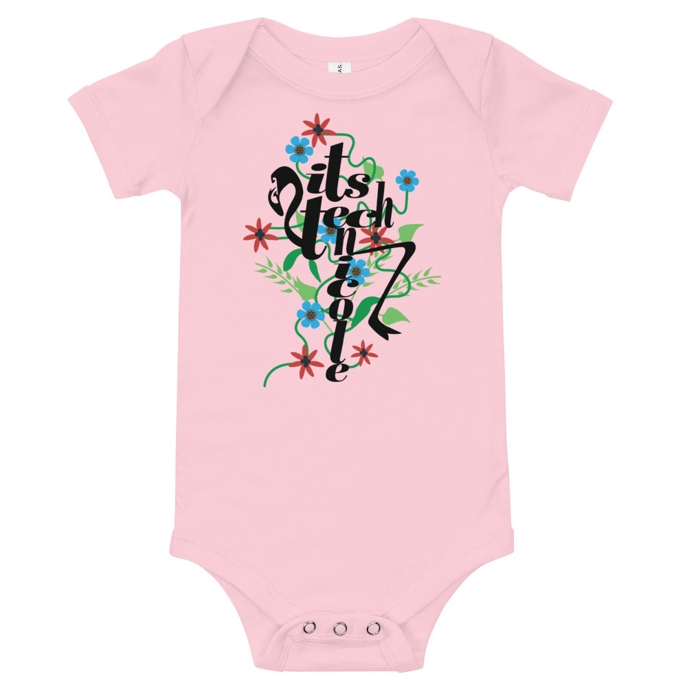 ItTechnicole Floral Onesie