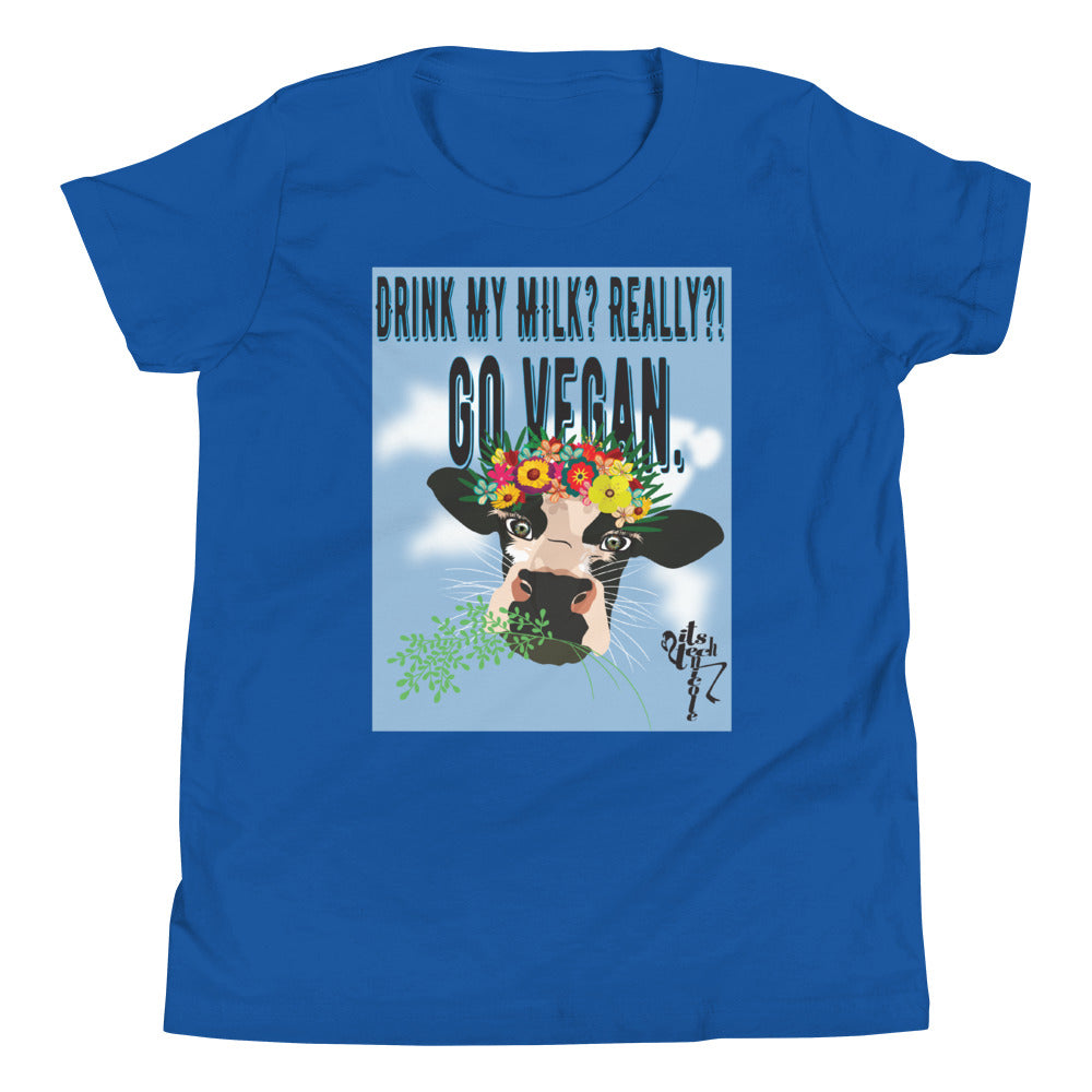 Go Vegan Youth Short Sleeve T-Shirt