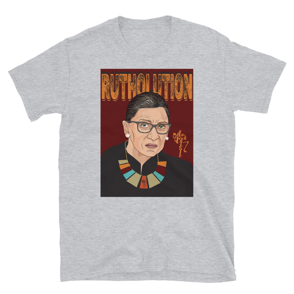 Ruth Bader Ginsburg Tribute Art Short-Sleeve Unisex T-Shirt