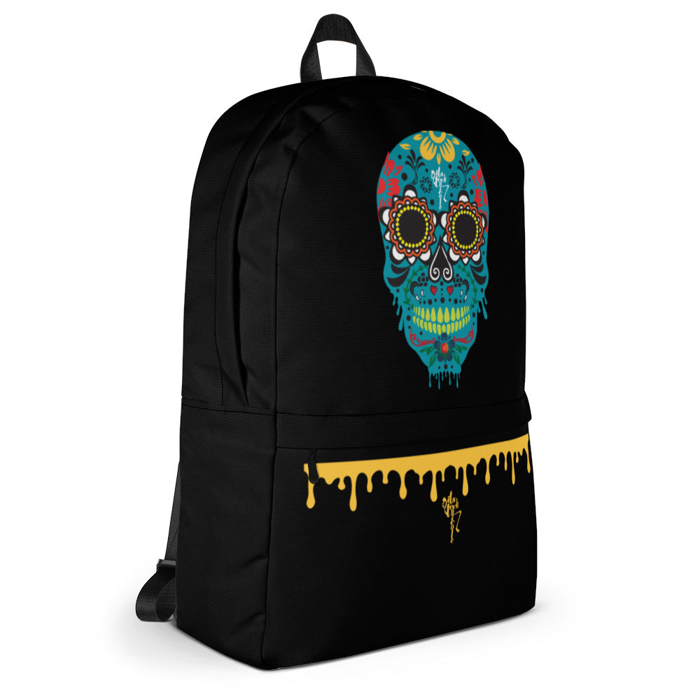 Dia de los Muertos Azul Backpack