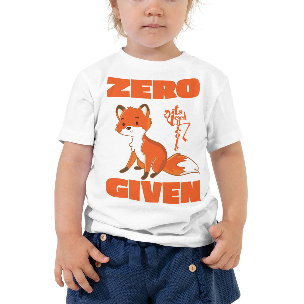 Zero Fox Given Toddler Short Sleeve Tee