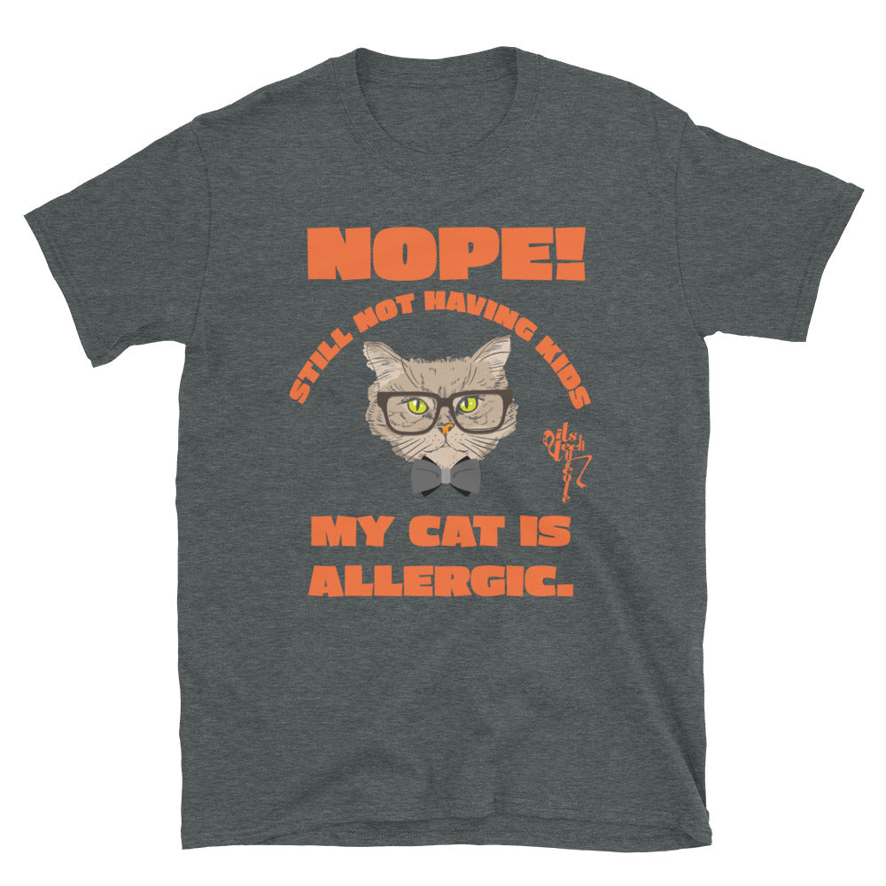 Allergic Cat Short-Sleeve T-Shirt