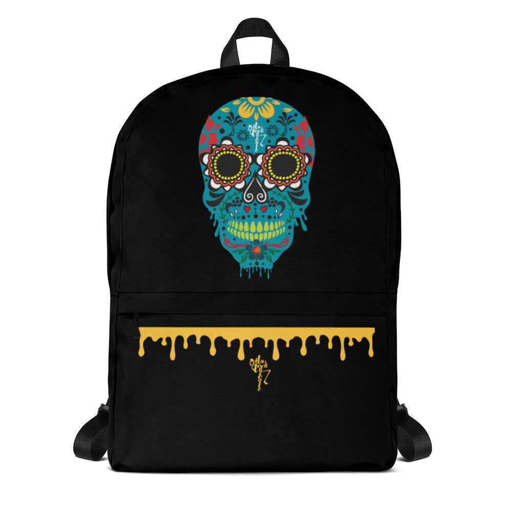 Dia de los Muertos Azul Backpack