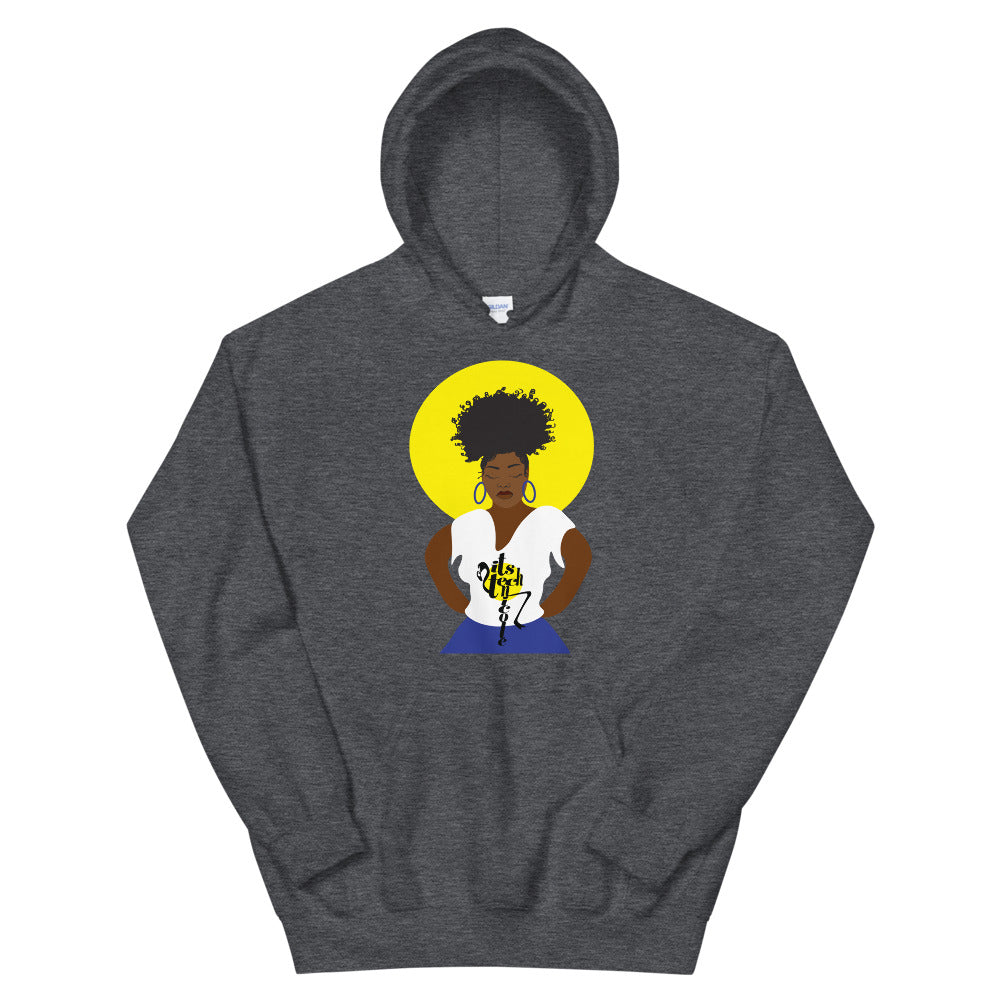 Blue and Gold Unisex Hoodie