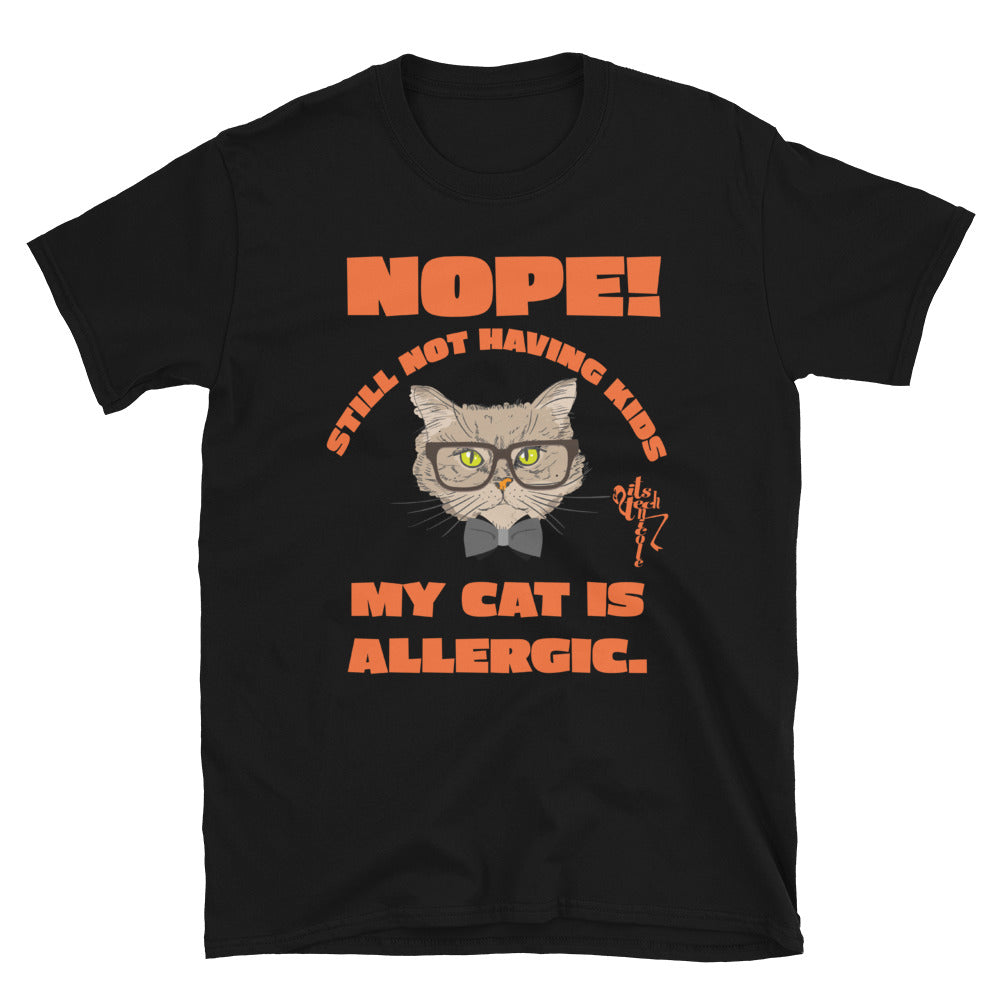Allergic Cat Short-Sleeve T-Shirt