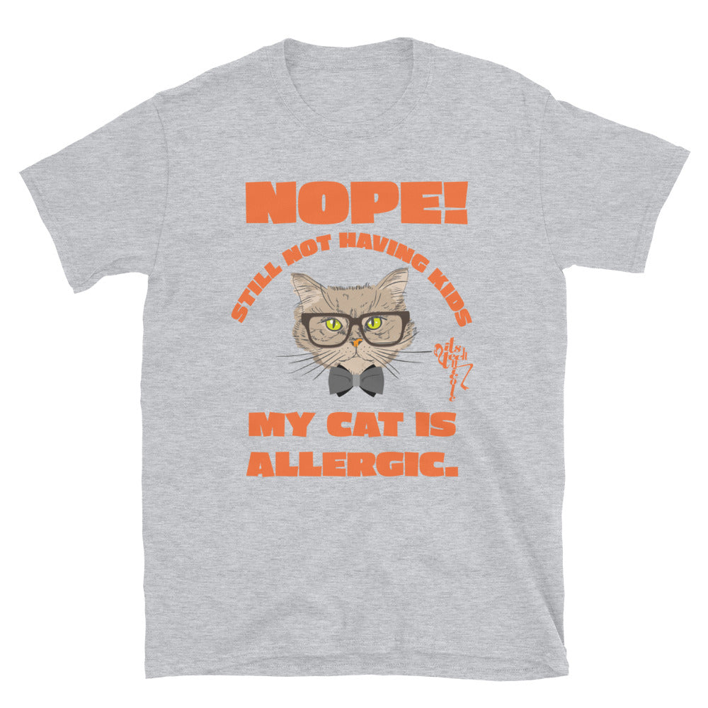 Allergic Cat Short-Sleeve T-Shirt