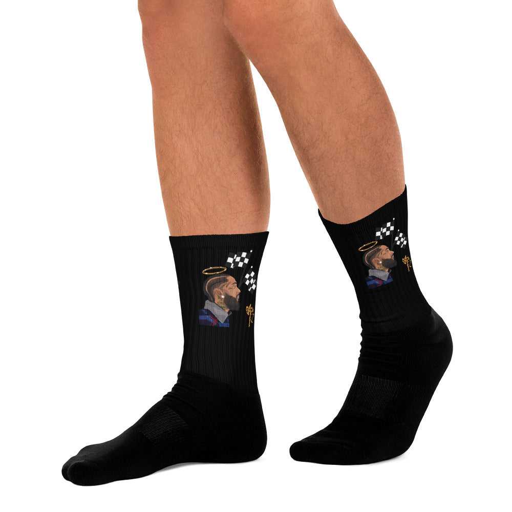 Nipsey Hussle Tribute Socks