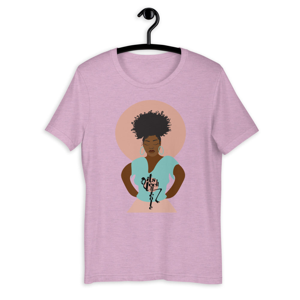 Peach and Mint Short-Sleeve Unisex T-Shirt