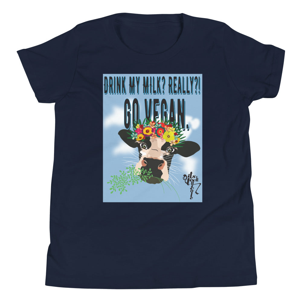 Go Vegan Youth Short Sleeve T-Shirt