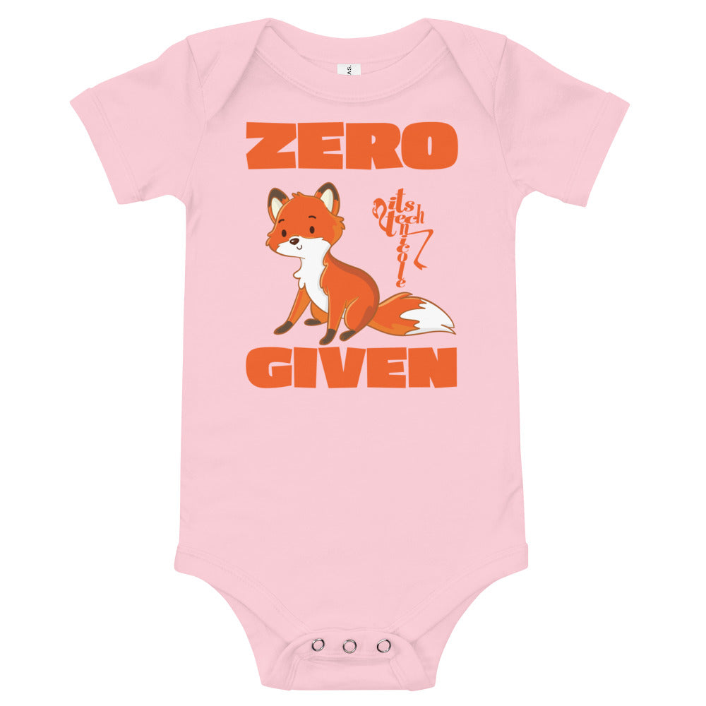 Zero Fox Given Onesie