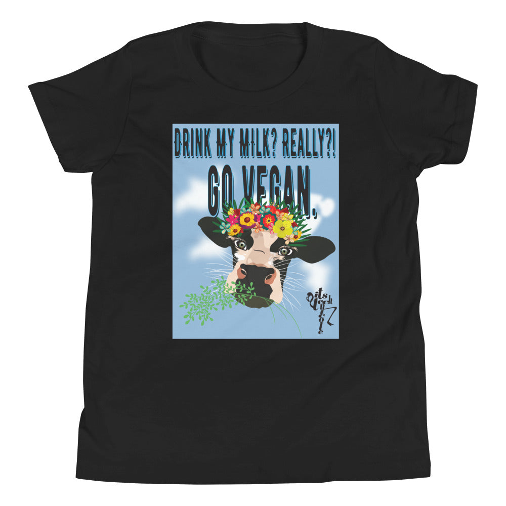 Go Vegan Youth Short Sleeve T-Shirt