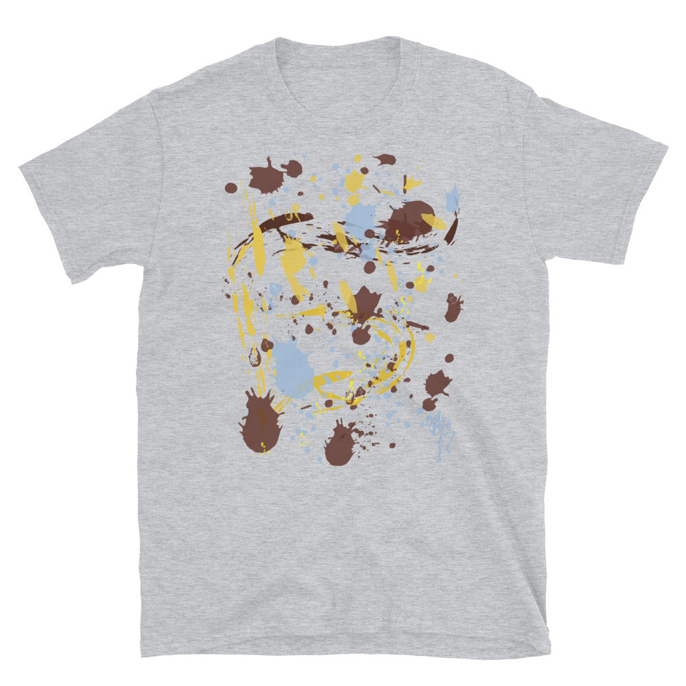 Art Inspired by Jordan 1 Mid SE Fearless Maison Chateau Rouge Short-Sleeve T-Shirt