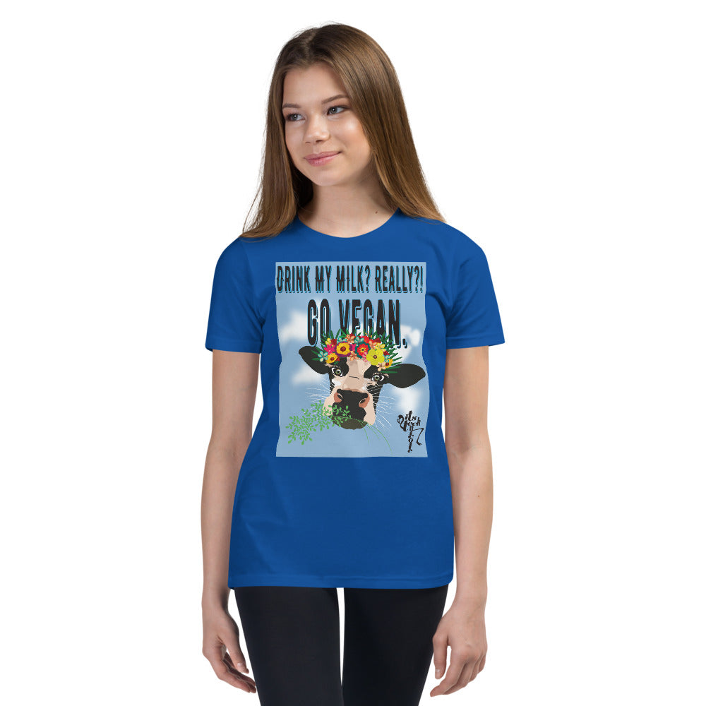 Go Vegan Youth Short Sleeve T-Shirt
